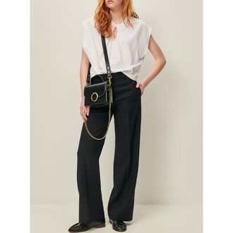 Sessun Rechte broek met plooi, TANCREDE