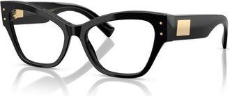 Dolce & Gabbana Dg 3404 501 Optical Frame - Dames - Brillen - Zwart - 54 MM - Accessoires