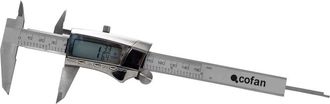 cofan Calibre Digital Inox 0-160, Acero Inoxidable. Pie De Rey O Calibre Fraccionario Digital. Construcci&oacute;n En Acero Inoxidable (heavy Duty). Caracter&iacute;stica