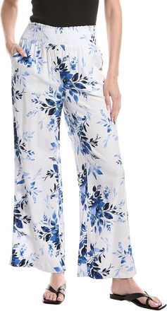 Ellen Tracy Linen-Blend Pant