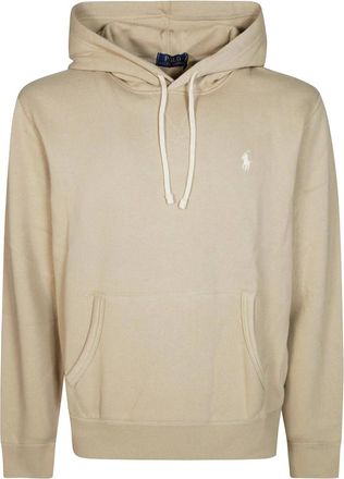 Polo Ralph Lauren Hoodies & sweatvesten, Heren, Beige, XL, Katoen, Lspohood M2 Long Sleeve Knit