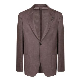 Lardini Blazers, male, Brown, Size: 2XL Blazers