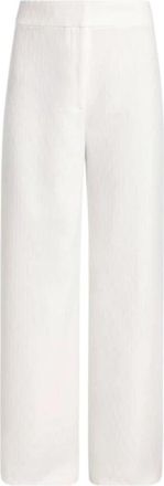 HUGO BOSS Wijde broek - Dames - Wijde Broeken - Wit - S - Broeken