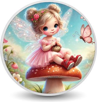 OEM Deseos De Mariposa: El Tesoro Del Hada, Moneda De Plata De 1 Oz