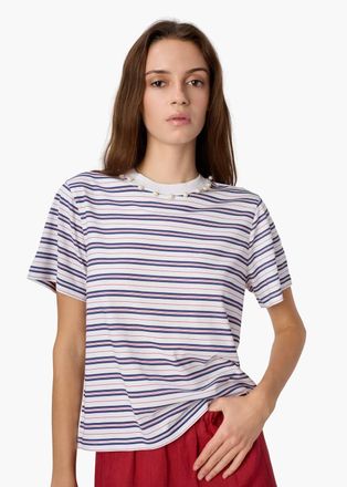 Cami NYC Mattea Cotton Tee In Sailor Stripe