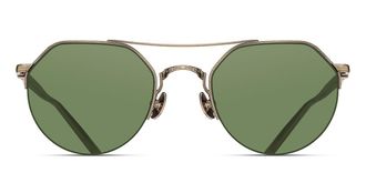 Matsuda M3141 AG Mens Sunglasses Gold Size 50