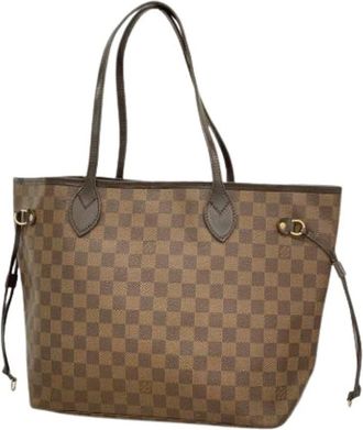 Louis Vuitton Pre-owned Tote Bags, female, Brown, Size: ONE SIZE Pre-owned Neverfull MM Tote Bag