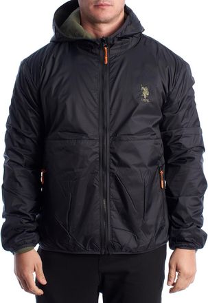 U.S.Polo Association Heren Omkeerbare Fleece- en Winddichte Jas US40126001