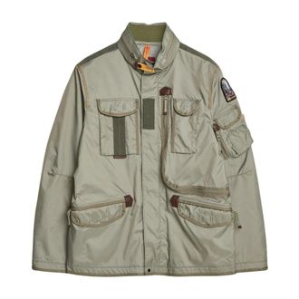 Parajumpers Jackets, male, Green, Size: 2XL Morgan Spring Hooded Jacket