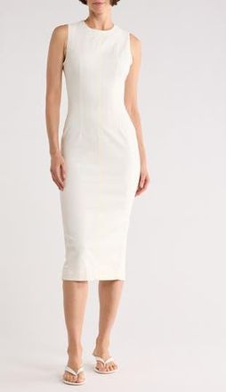 DL1961 Esme Sleeveless Denim Midi Dress in Eggshell at Nordstrom Rack, Size X-Small