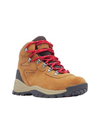 Columbia Mens Newton Ridge Plus Waterproof Boots In Elk/mountain Red