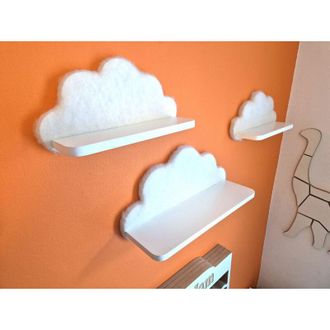 OEM Estantes De Nubes, Juego De 3 - Latas Esponjosas