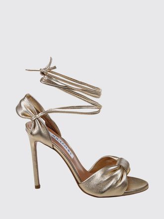 Aquazzura Sandalo Carina in pelle laminata
