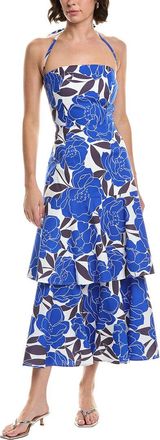 Milly Camellia Floral Poplin Dress