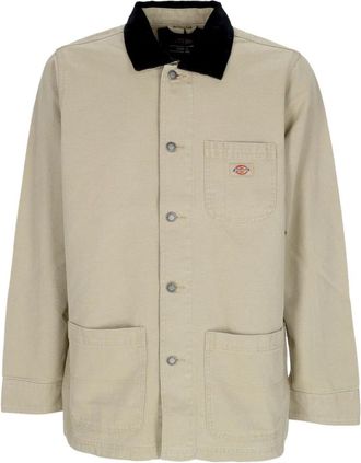 Dickies Canvas Werkjas Zomerjas - Dames - Zomerjassen - Beige - XL - Katoen - Jassen