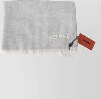 Missoni wool knit scarf