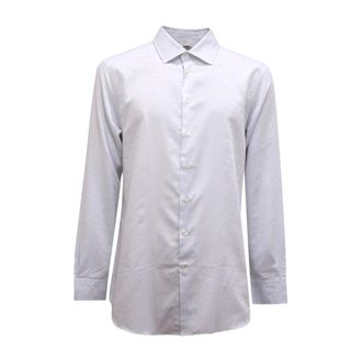Etro Licht Azur Shirt Made in Italy - Heren - Zakelijke Overhemden - Blauw - XL - Overhemden