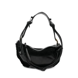 Isabel Marant Medium Maia Braided-strap Panelled Shoulder Bag