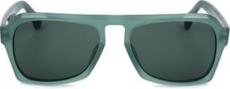 Linda Farrow DRIES VAN NOTEN DVN39 C8 Mens Sunglasses Green Size 55