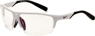 Nike Mens 72 mm White Sunglasses