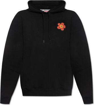 Kenzo Sweatshirt met print - Dames - Hoodies - Zwart - S - Katoen - Hoodies & sweatvesten