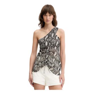 Iro Blusa Asim&eacute;trica Drapeada - Tops - Mujer - Multicolor - S