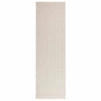 Berkfield Home Rug ZIZUR Cream 80x250 cm Jute Look Indoor & Outdoor | Size: Medium