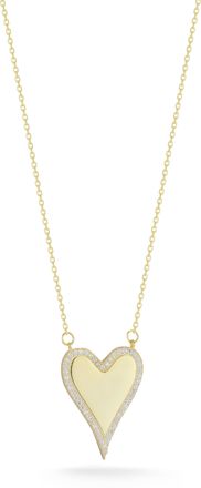 Glaze Jewelry Sterling Silver Dagger Heart Necklace