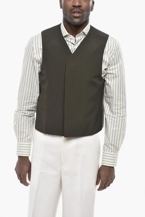 Givenchy Gilet Doppiopetto in Lana con Abbottonatura Nascosta Givenchy