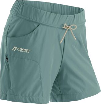 Maier Sports Funktionsshorts MAIER SPORTS Fortunit Short W, Damen, Gr. 36, Normalgr&ouml;ssen, blau (mittelblau), 100% Polyester, Hosen Funktionsshorts, Reissfeste Funk