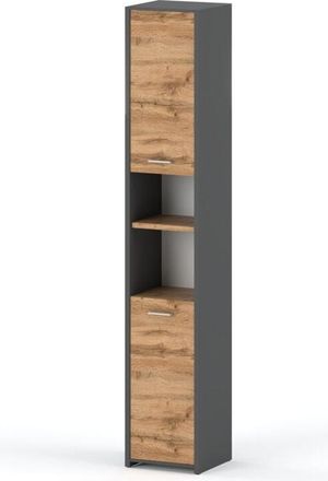 LOFT Loft - Mueble De Ba&ntilde;o Independiente Wotan De Roble Gris, 30 Cm, Pedestal De Ba&ntilde;o Tipo