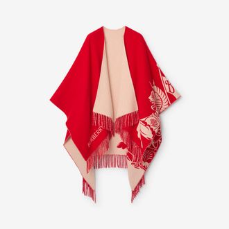Burberry EKD Wool Cashmere Cape