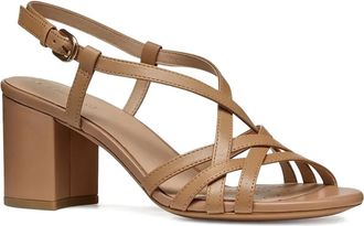 Geox Sandalen met blokhak - Bruin
