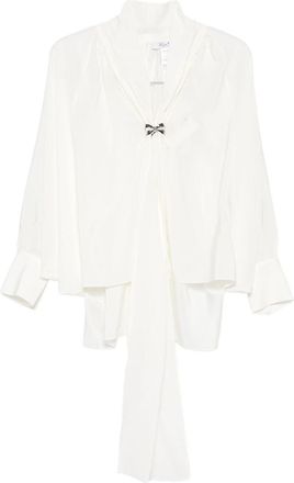 Max Mara Loose Blouse In Pure Silk Leonida