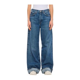 A Gold E Wide Jeans, female, Blue, W25, Vintage Wide Leg Jeans