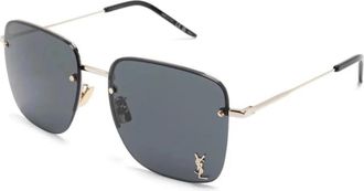 Saint Laurent SL 312 M Zonnebril - unisex - Zonnebrillen - Geel - 58 MM - Nylon - Accessoires