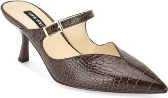 Nine West Paytonn Sandal in Medium Brown at Nordstrom, Size 10.5