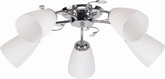OEM Lampadario Ursella 5 Luci E14 Bianco/cromo Candellux