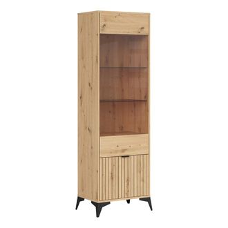 Petits Meubles Vitrina 2 puertas estratificado marr&oacute;n