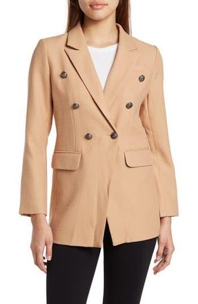 Belle & Bloom Princess Polly Textured Blazer in Camel at Nordstrom Rack, Size X-Large