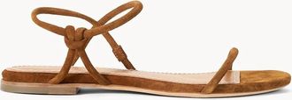Staud Womens Laurel Sandal In Tan Suede