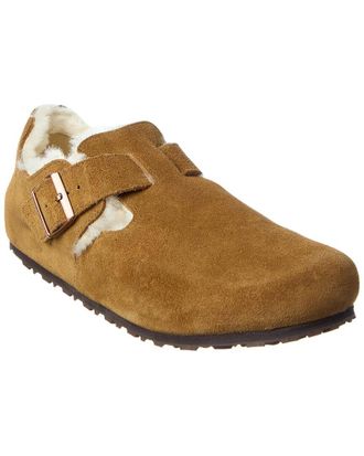 Birkenstock London Suede & Shearling Clog