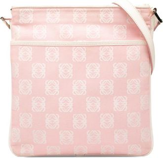 Loewe Pre-owned Loewe Anagram Canvas Crossbody Ladies 090402