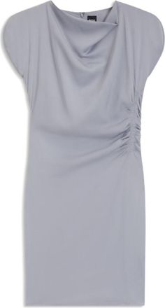 BOSS Drape-neckline dress with gathered detail