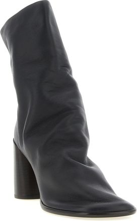 Christophe Lemaire Glove Ankle Boot - Black