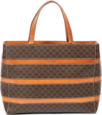 Celine Borsa tote Macadam - Marrone