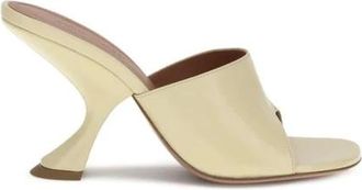 Amina Muaddi Donna, Scarpe, Beige, 41 EU, new