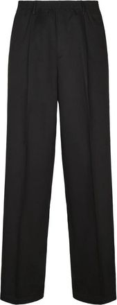 Cellar Door Ezio Pants - Heren - Wijde Broeken - Zwart - XL - Polyester - Broeken