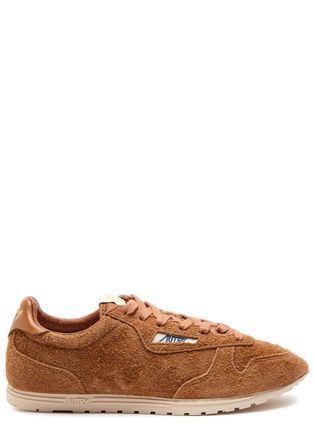 Autry Autry Windspin Panelled Brushed Suede Sneakers - Brown - 41 (IT41 / UK8)
