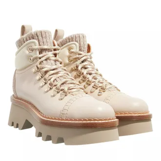 Chloé Boots & Ankle Boots - Owena Ankle Booties - beige - Boots & Ankle Boots for ladies